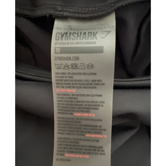 Gymshark Ori Leggings Womens Medium Black Seamed Ankle Elastic Waistband Gym Run - Picture 3 of 11